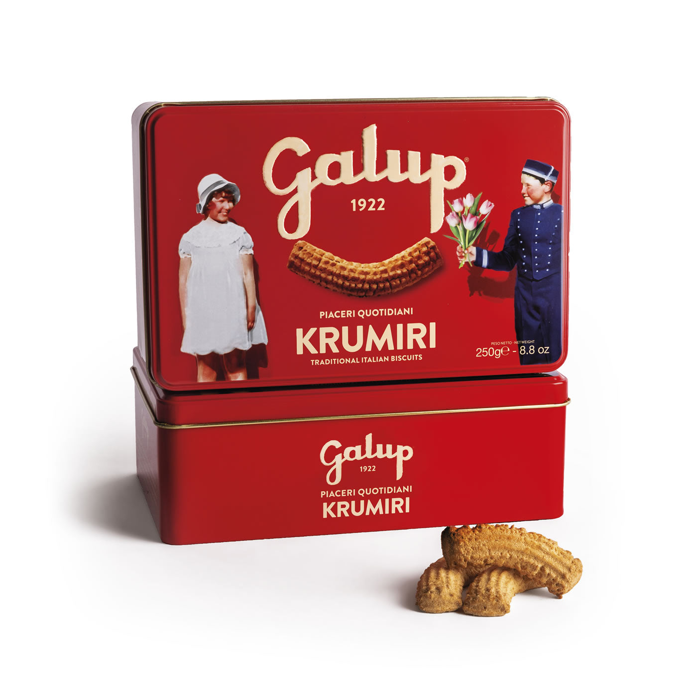 Biscotti Krumiri in latta 250g