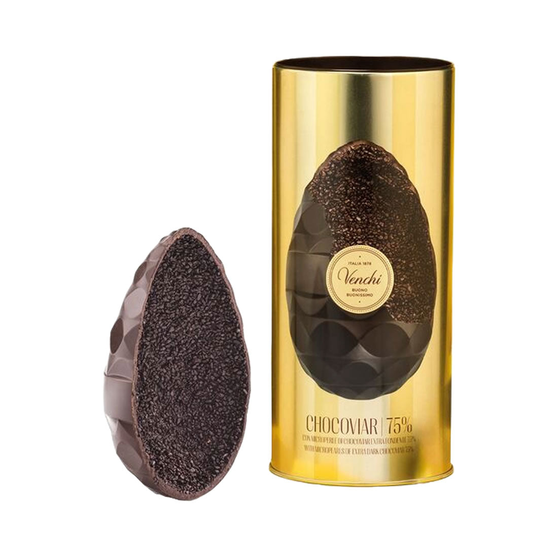 75% Dark Chocoviar Egg