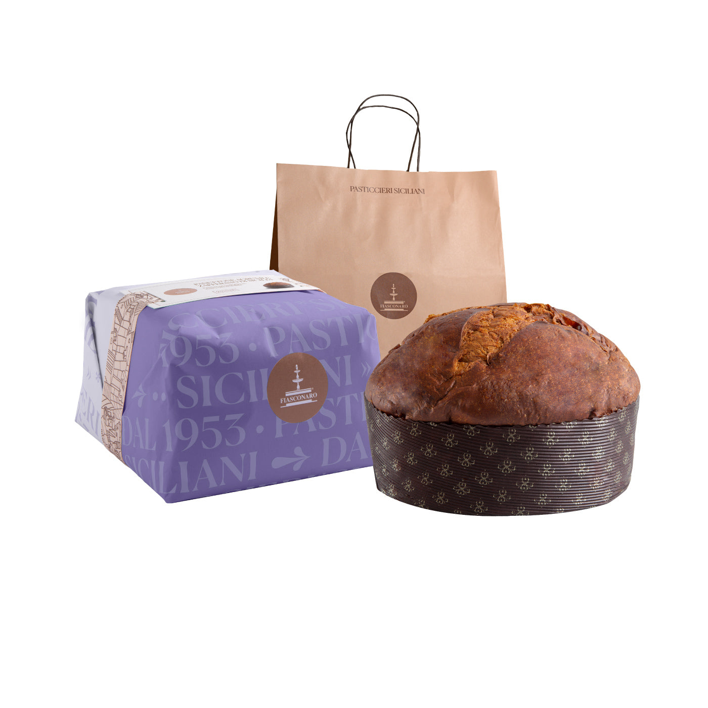 Sizilianischer Zitrus- und Safran-Panettone