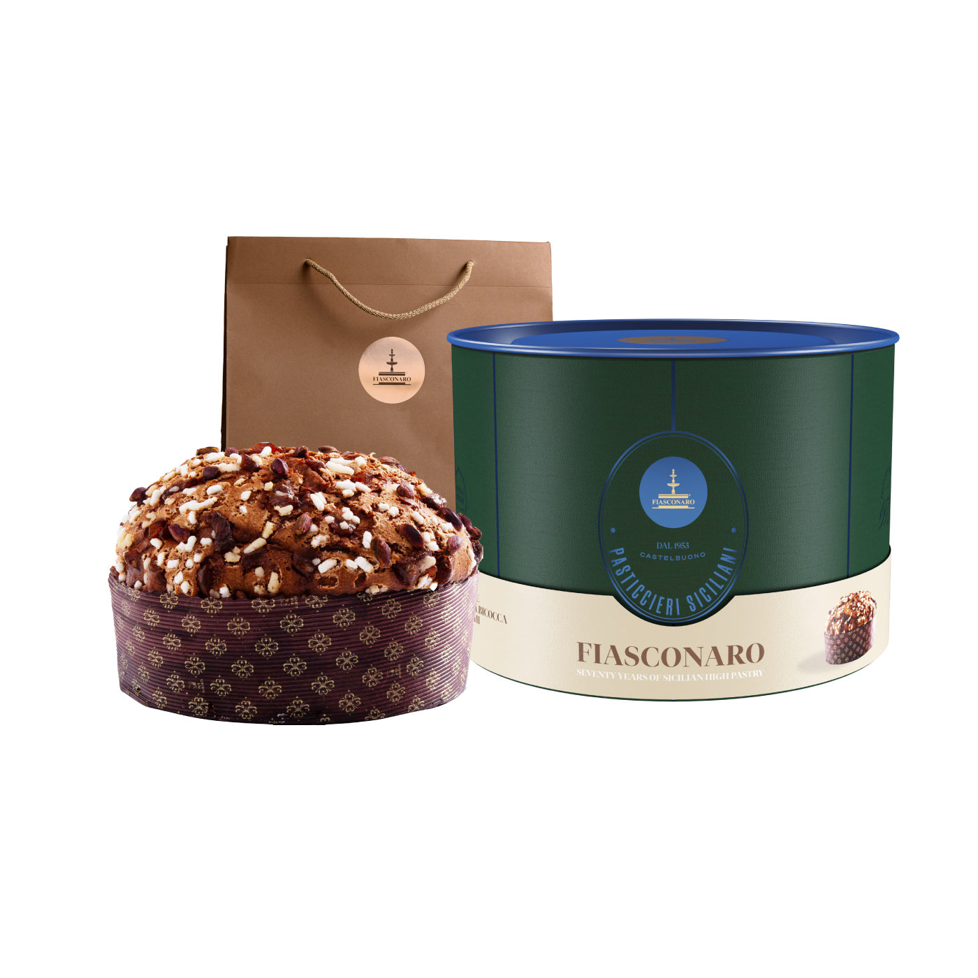 Panettone Ananas Albicocca e Pistacchi