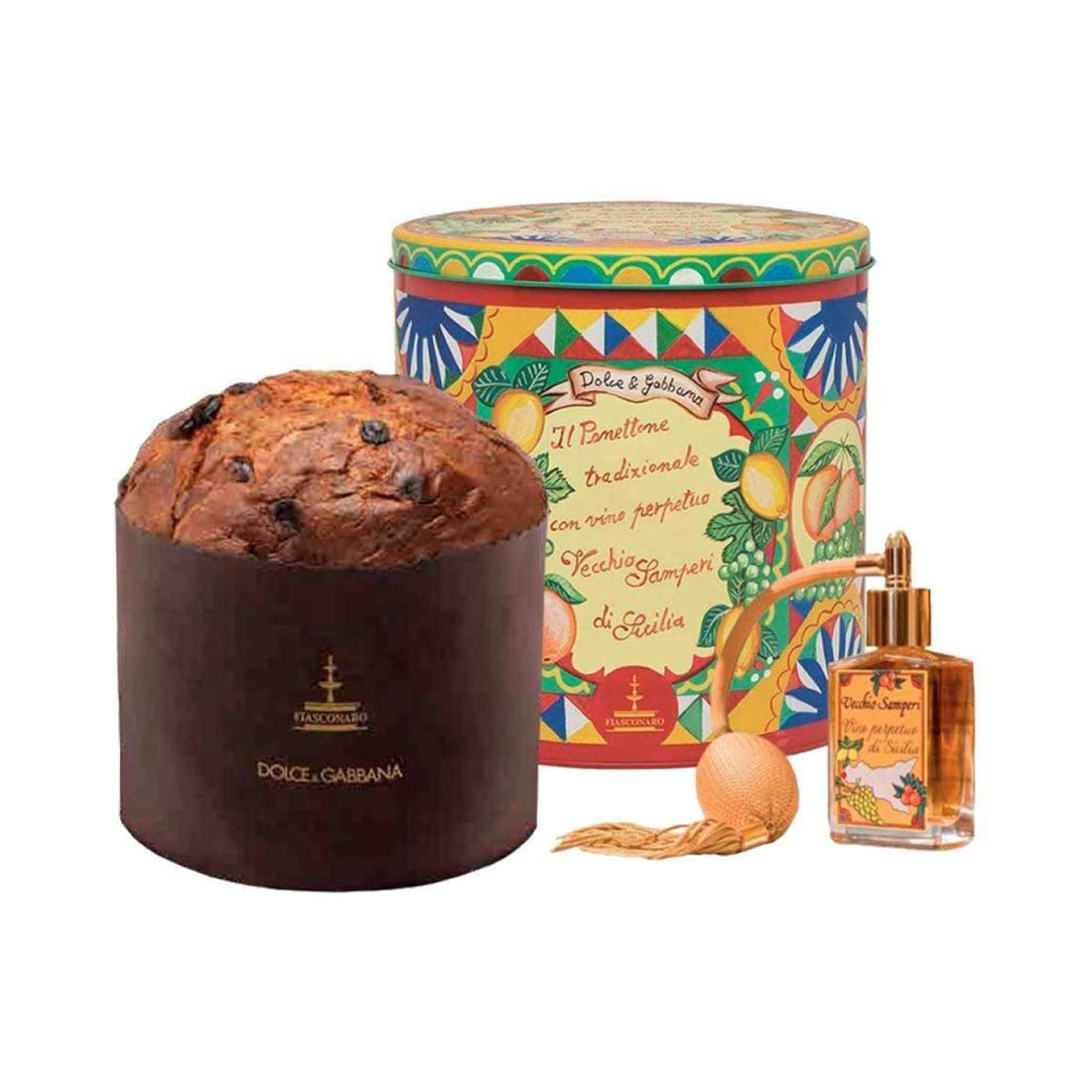 Panettone Dolce&amp;Gabbana with Sicilian Wine