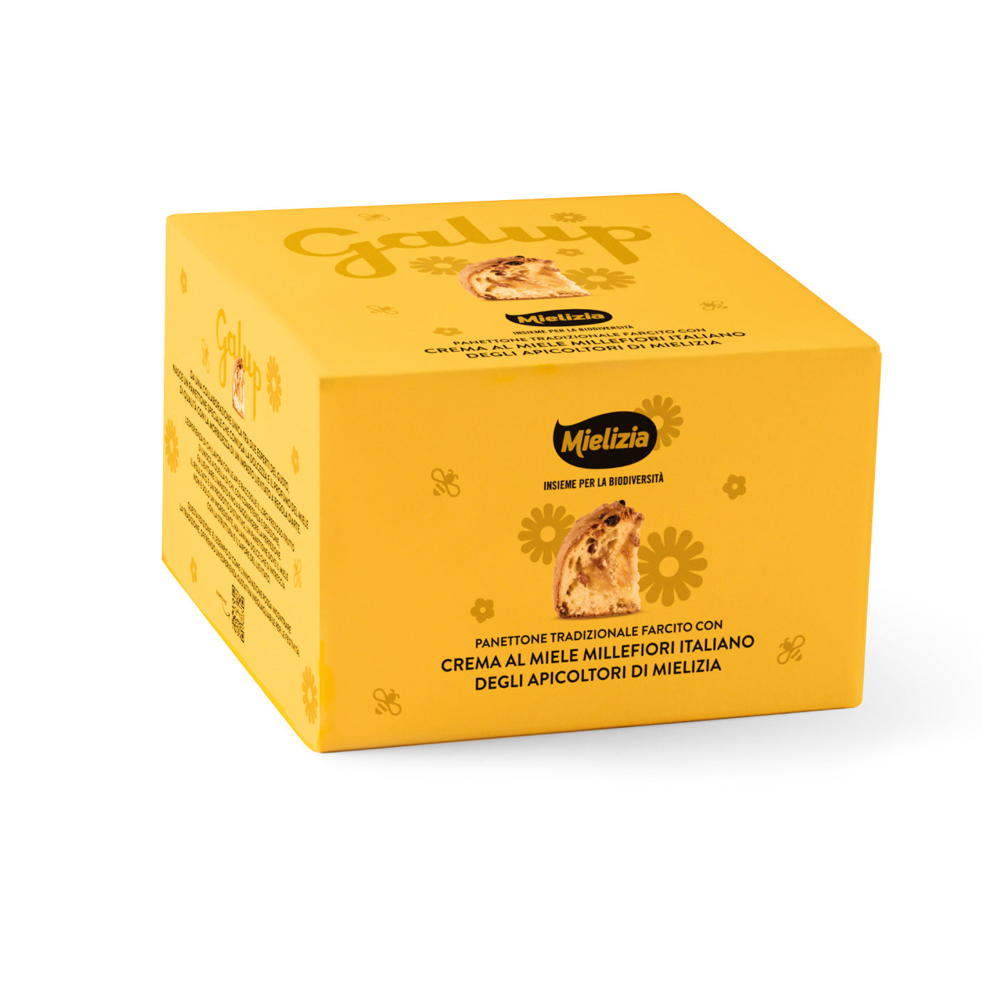 Panettone Milano Galup farcito con crema al miele Mielizia